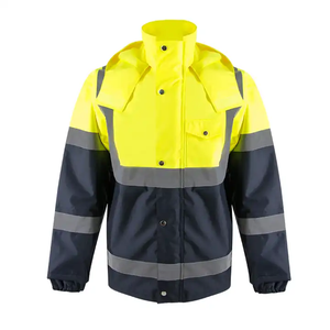 Poncho de pluie étanche en PVC haute visibilité Logo personnalisable pour vélo et moto - Product Image 4