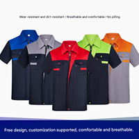 Veste de travail personnalisée pour la construction, uniforme industriel direct usine, chemise de travail pour les réparateurs automobiles, OEM