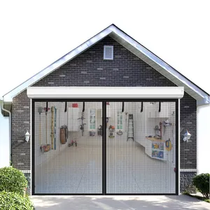 High Quality Mosquito Fly Screen Double Magnetic Garage Magnet Doors