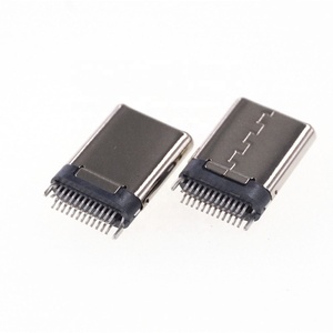 Đối Với Bảng Dày 0.8Mm Đầu Nối <span class=keywords><strong>USB</strong></span> Loại C <span class=keywords><strong>3.1</strong></span> Nam 24 Chân Đế Gắn <span class=keywords><strong>USB</strong></span> Cắm Superspeed 3A 30V Max - Product Image 2