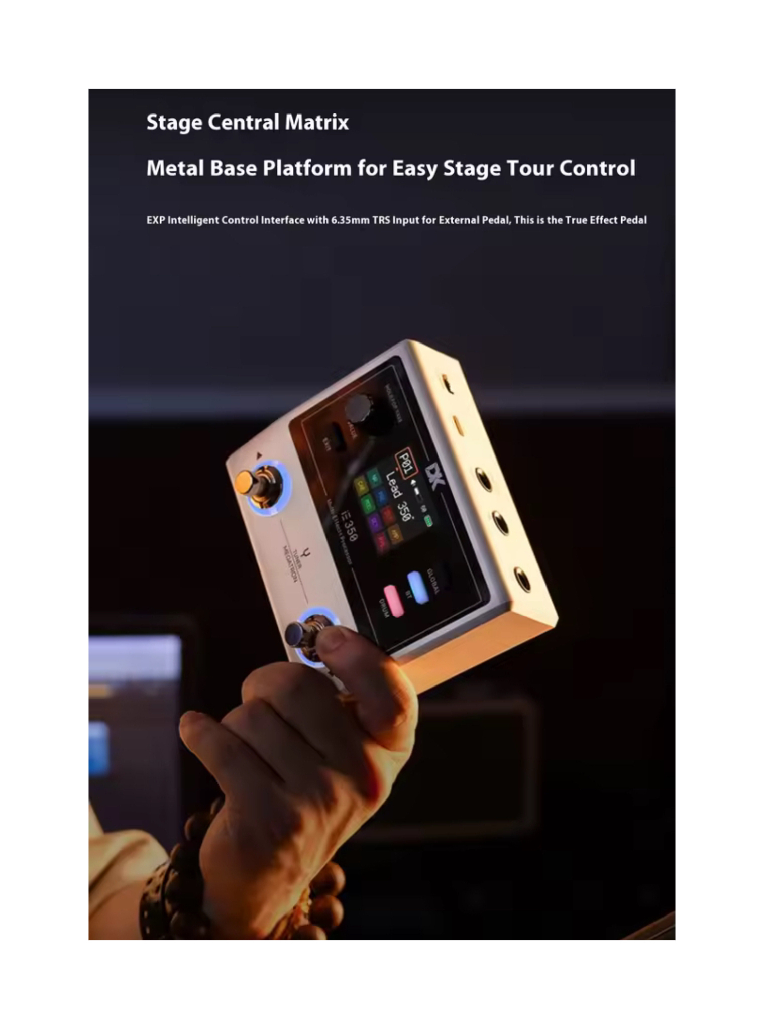 DK IE350 Multi-Effect Pedals - Versatile Guitar Processing