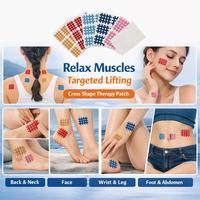 Bande de kinésiologie thérapeutique en forme de croix ; Patch universel pour points d'acupuncture ; Bande respirante pour la protection contre les moustiques et le soulagement des démangeaisons.