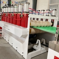 Machine de fabrication de tuiles de toiture ondulées en PVC/ASA de haute qualité, à double vis, haute productivité, contrôlée par PLC