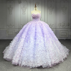 Robe <span class=keywords><strong>de</strong></span> Quinceañera Jancember 6902 Lavande, robe <span class=keywords><strong>de</strong></span> bal à fleurs 3D, robe <span class=keywords><strong>de</strong></span> mariée violette, robe <span class=keywords><strong>de</strong></span> fête d'anniversaire douce <span class=keywords><strong>de</strong></span> 16 ans, banquet, événement - Product Image 2