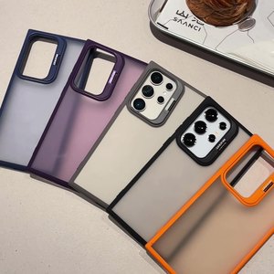Étui de protection d'anneau en métal pour Samsung A54 Objectif d'appareil photo A34 5g A53 <span class=keywords><strong>A33</strong></span> <span class=keywords><strong>A13</strong></span> avec couvercle d'appareil photo et anneau de béquille - Product Image 1
