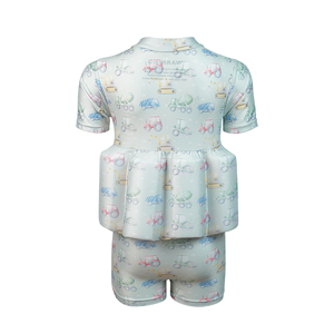 Maillot de bain de flottabilité pour enfants une pièce fille maillots de bain costume flottant <span class=keywords><strong>bébé</strong></span> formation maillot de bain <span class=keywords><strong>gilet</strong></span> de natation à séchage rapide - Product Image 6