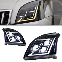 Para Toyota Prado LC120 2003-2009, Lentes de Proyector LED Modificados y Mejorados, Señales de Giro, Luces de Circulación Diurna, Faros Delanteros
