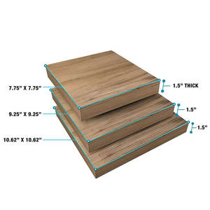 カスタムコーナーシェルフ、スクエアウォールシェルフ装飾フォトフレーム、<span class=keywords><strong>3</strong></span>個セット - Product Image 6