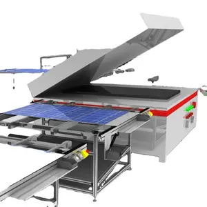خط إنتاج ألواح شمسية آلي ومتميز مع البيع من إيطاليا، خط إنتاج ألواح شمسية جاهز، آلات مصنع ألواح شمسية