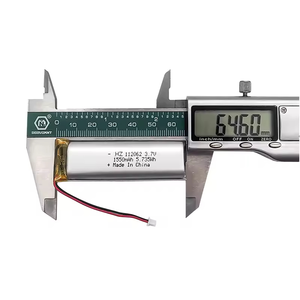 3.7V 1550mAh 112062 Oplaadbare Lithium Batterij voor Mini Ventilator Draagbare Persoonlijke Koelapparaten Li-ion Batterijpakket - Product Image 2