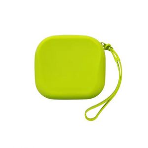 Square Coin Purse, <b>Mini</b> Silicone Key <b>Pouch</b> Storage Bag, Waterproof Wallet with Portable Handle - Product Image 4