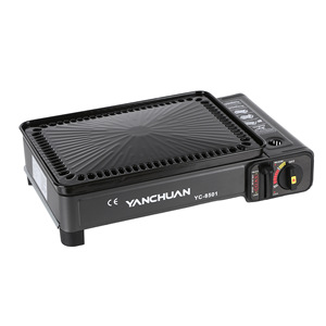Réchaud à gaz portable en acier inoxydable pour le camping en plein air, brûleur de cuisson avec pare-vent pour pique-nique et barbecue - Product Image 3
