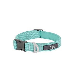 Adjustable Nylon <b>Dog</b> <b>Collar</b> with Buckle Closure Navy Blue Solid Pattern Simple Style All Seasons Pet <b>Collar</b> - Product Image 3