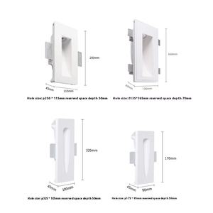 Applique <span class=keywords><strong>de</strong></span> <span class=keywords><strong>fond</strong></span> LED minimaliste pour salon chambre Villa couloir coin escalier encastré plâtre applique murale - Product Image 4