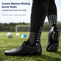 Chaussettes de football Logo anti-transpiration pour collectionneurs et acheteurs en gros avec service de correspondance des couleurs