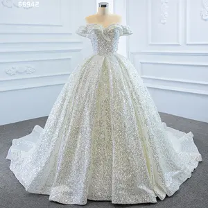 Jancember-vestido de boda de lujo RSM66942, simple, lentejuelas, alta calidad, sexy