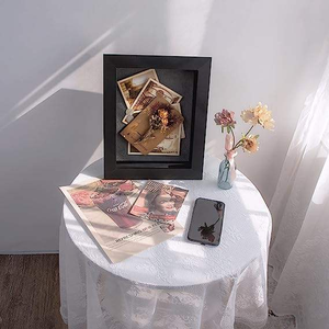 Marco <span class=keywords><strong>de</strong></span> Fotos <span class=keywords><strong>de</strong></span> Madera Ecológico <span class=keywords><strong>de</strong></span> Tamaño Personalizado, Caja <span class=keywords><strong>de</strong></span> Exhibición para Collages, Colecciones, Recuerdos, 6 Pines Incluidos, Arte <span class=keywords><strong>de</strong></span> Pared - Product Image 3