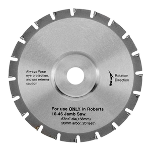 Cấp công nghiệp 158 mét jamb <span class=keywords><strong>Saw</strong></span> Undercut Blade tầng Vua Tương thích với Crain Robert Laser Hàn Thông tư TCT lưỡi cưa - Product Image 1