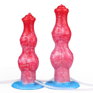 Dildo alienígena inflable con rociador de agua, simulación de pene, con función de succión y textura de perro lobo, varilla de <span class=keywords><strong>silicona</strong></span> para masturbación privada y limpieza. - Product Image 3