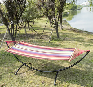 <span class=keywords><strong>Hamaca</strong></span> portátil al aire libre con soporte <span class=keywords><strong>Hamaca</strong></span> de soporte resistente ajustable - Product Image 2