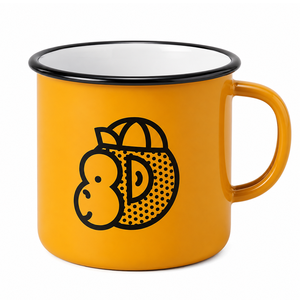 Tazza in <span class=keywords><strong>Metallo</strong></span> Smaltato per Campeggio Resistente, Personalizzabile con Logo, Leggera, per Escursionismo, Trekking e Picnic - Product Image 1