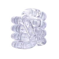 Jouet sensoriel anti-stress portable en silicone ultra-doux en forme de mini cube de tofu pour adultes