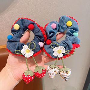 Nuova Fascia per Capelli Intrecciata a Fragola per Bambine - Dolce Accessorio per Capelli per Graziose Trecce delle Bambine - Fermaglio Elastico per Capelli per Ragazze - Product Image 2