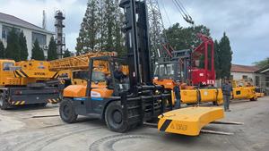 Chariot élévateur diesel TCM FD150 d'occasion de 10 tonnes, bon marché et de bonne qualité, certifié CE ISO, origine Japon, À VENDRE - Product Image 6