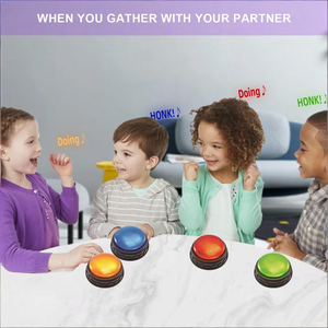 ELI TOY 4-Pack risposta Buzzers gioco cicalini per famiglia faida in classe quiz Party Buzzer gioco Show bambini giocattoli educativi - Product Image 6