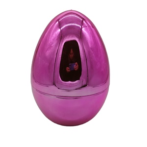 Hot selling metallic plastic easter eggs large plastic easter eggs