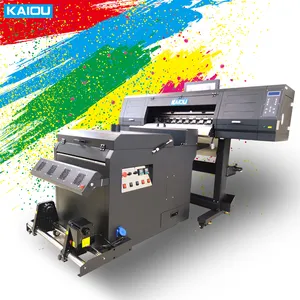 Mesin DTF untuk setiap kain pencetak Dtf untuk kaus tas kanvas inkjet kaus garmen 60cm 120cm I3200 pencetak DTF