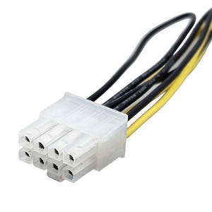 สายแปลงไฟ CPU แบบ 6 พิน ตัวผู้ เป็น 8 พิน ตัวเมีย พร้อมสายต่อขยายและขั้วต่อ - Product Image 4