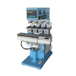 4-Color Pneumatic Ink Cup <b>Pad</b> <b>Printer</b> Automatic Tampon Printing Machine for Speaker Promotional Items - Product Image 1