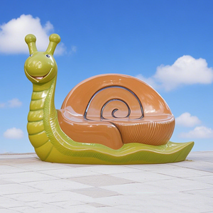 Eye-catching Fiberglass Rooster Street Leisure Bench Cartoon Crafted 3D Backrest Casual Modern Durable Eco-Friendly Public <b>Chair</b> - Product Image 4