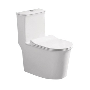 Inodoro Integrado con Sifón Unnie C012 700x390x770mm, Inodoro de Una Pieza para Baño de Hotel - Product Image 3