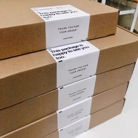 Étiquette personnalisée pour emballage de vêtements avec code bidimensionnel, impression couleur, autocollant de scellage pour boîte express en plastique pour parfum et machine volante