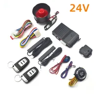 Dispositif antivol universel DC24V avec démarrage/arrêt à un bouton, entrée sans clé, démarrage automatique à distance et alarme à capteur de vibrations