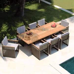 Sofa Taman Aluminium Alloy Modern Sederhana Kasual Terbaru 2025, Set Sofa Tunggal dengan Meja Kopi, Furnitur Luar Ruangan, Penjualan Terbaik 2026 - Product Image 2