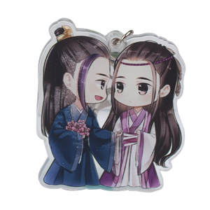 LLavero de acrílico epoxi, regalo de dibujos animados promocional, llaveros holográficos de Anime, dijes acrílicos con logotipo personalizado - Product Image 2