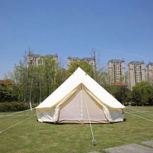 Hot <strong>Sale</strong> Large Luxury 5M 5 Persons Mongolian Canvas Luxury Glamping Camping Yurt House Bell <strong>Tent</strong> <strong>for</strong> <strong>Sale</strong> - Product Image 6