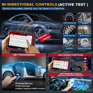 เครื่องอ่านโค้ด X431 Pro ระบบเต็มรูปแบบ OBD2 CAN-FD DOIP FCA AutoAuth สำหรับวิเคราะห์รถยนต์ รองรับรถยนต์มากกว่า 110 ยี่ห้อ ใช้งานร่วมกับ Android ได้ - Product Image 4