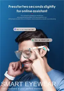 फैशन नेत्र सुरक्षा ऑडियो ब्लूटूथ ग्लास ब्लूटूथ चश्मा