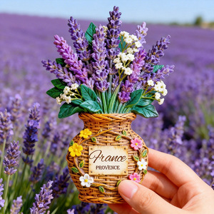 <span class=keywords><strong>Imanes</strong></span> de Resina con Relieve Exclusivos para Refrigerador, Diseño Creativo de Lavanda de Provenza, para <span class=keywords><strong>AliExpress</strong></span>, en Oferta - Product Image 1