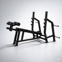 Banc de musculation inclinable Olympi Commercial robuste pour presse pectorale, entraînement de force et musculation, équipement de salle de sport