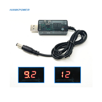 Convertisseur de câble Boost USB DC 5V à 9V 12V transformateur élévateur USB adaptateur de chargeur d'alimentation cc