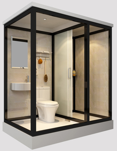 Bagno Prefabbricato Modulare Integrato a Prezzo All'Ingrosso, Capsula Doccia per Interni ed Esterni, Moduli Bagno Prefabbricati per Hotel e Appartamenti - Product Image 4