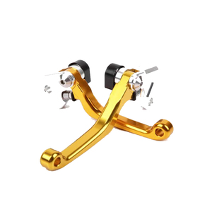 Levier court de frein et d'embrayage CNC réglable en 3D pour Triumph Street Triple Tiger <span class=keywords><strong>800</strong></span> 900 <span class=keywords><strong>Bonneville</strong></span> T120 - Product Image 3