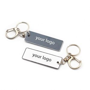 Porte-clés en aluminium avec logo personnalisé en relief, porte-clés personnalisé avec plaque d'immatriculation de voiture - Product Image 3