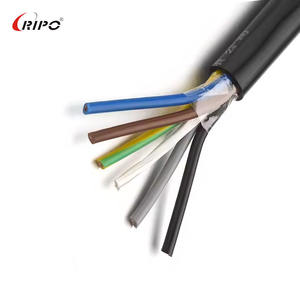 Câble d'alimentation en cuivre RVV à 2 cœurs de qualité industrielle Ripo 1.0mm gaine en PVC flexible 450/750V ignifuge pour machines - Product Image 6