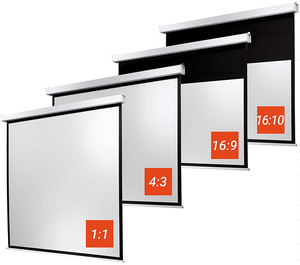 Écran de projection HEYU de qualité supérieure 100 120 150 pouces, écran de projection en tissu de fibre de verre motorisé 4K avec moteur synchrone - Product Image 2